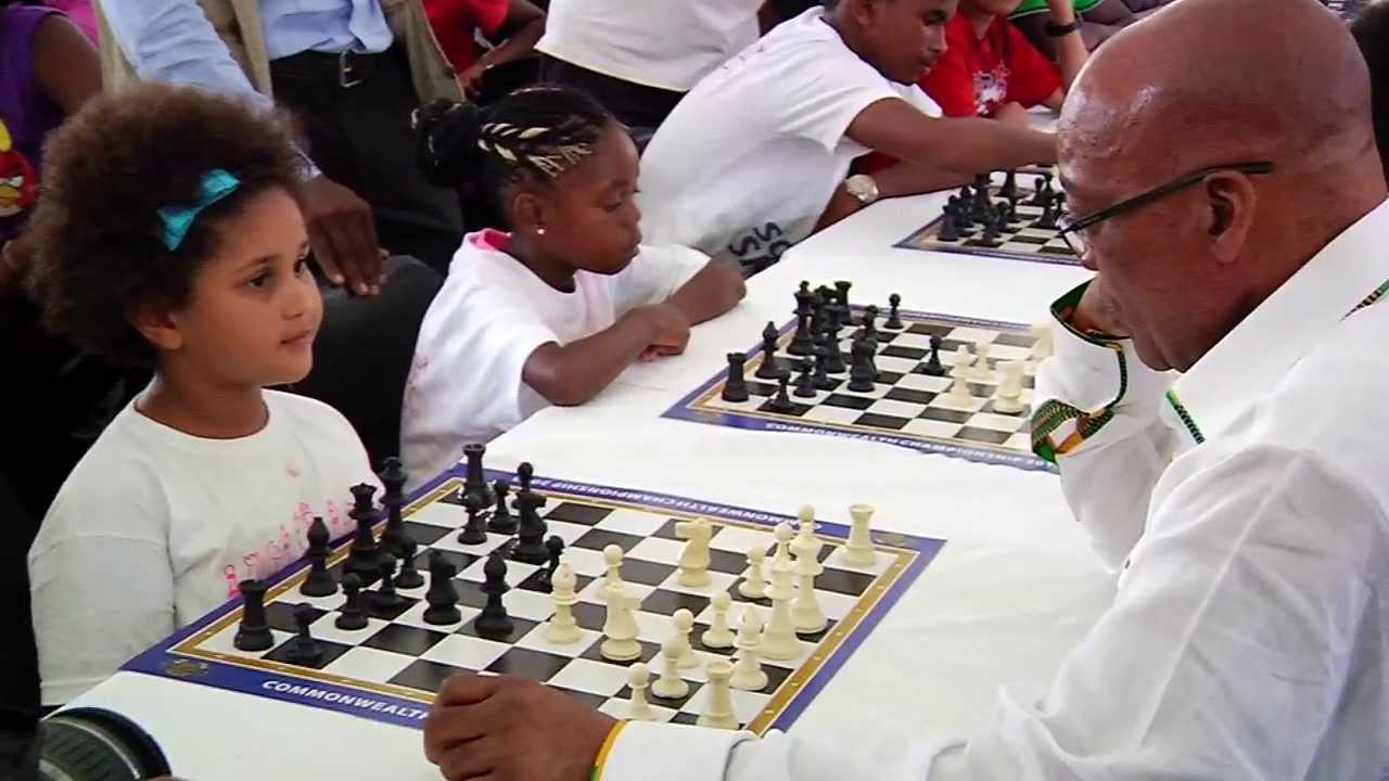 President Jacob Zuma attends chess tournament in Nkandla