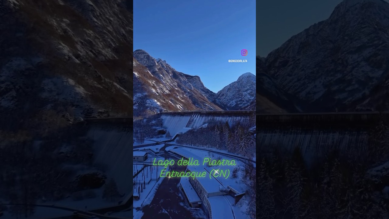 Lago della Piastra dall&rsquo;alto | Entracque #shorts #djimini5pro #drone #mountains #droneitalia