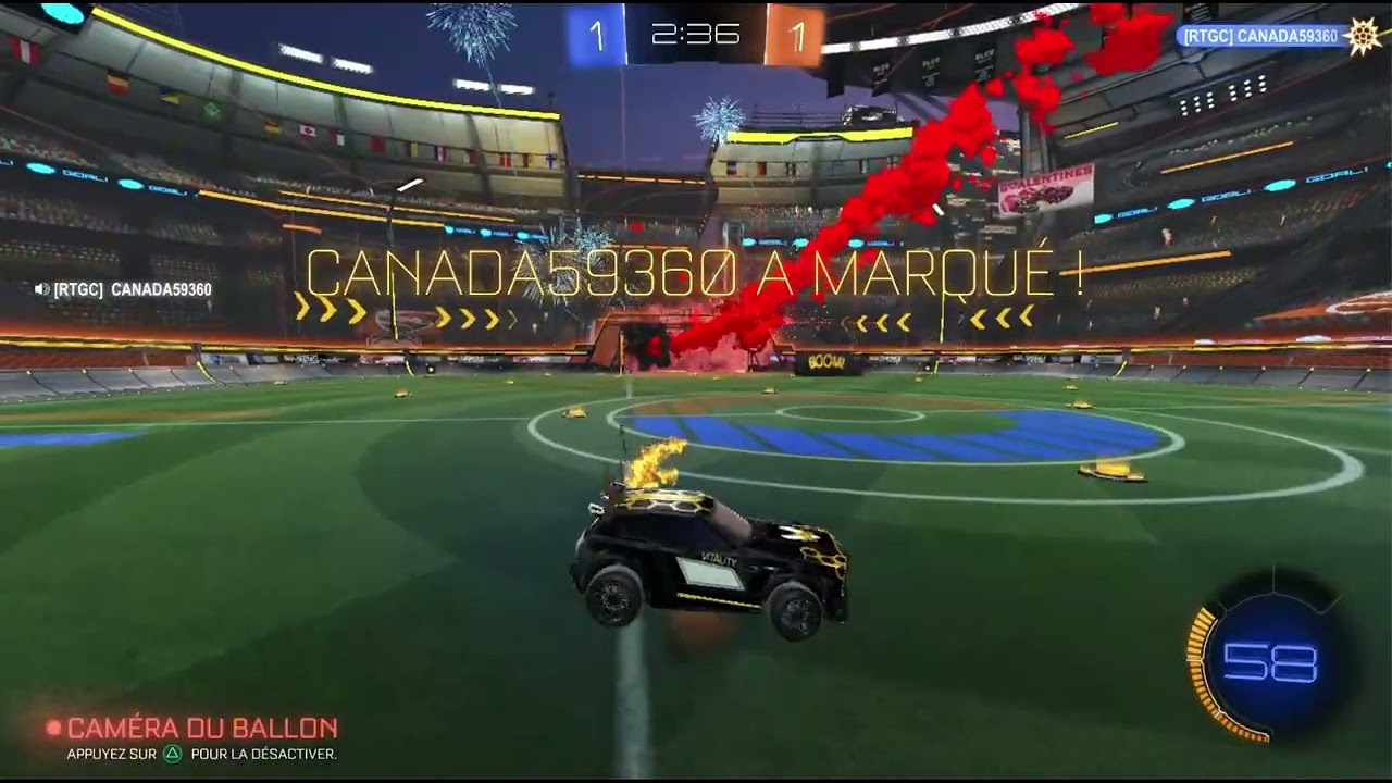 3 ème partie pour monter champion 3 #rocketleague  #gameplay #gaming 