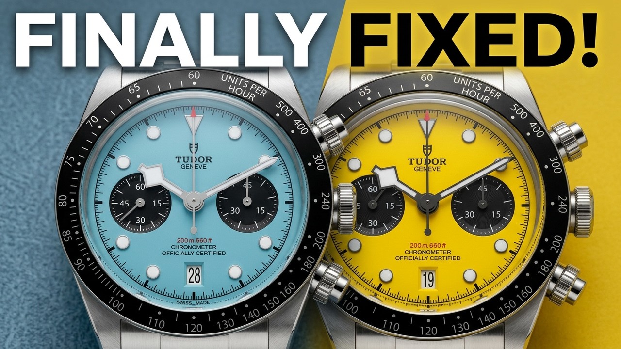Компания Tudor исправила свою самую большую ошибку! Новые часы Black Bay Chrono 39 
