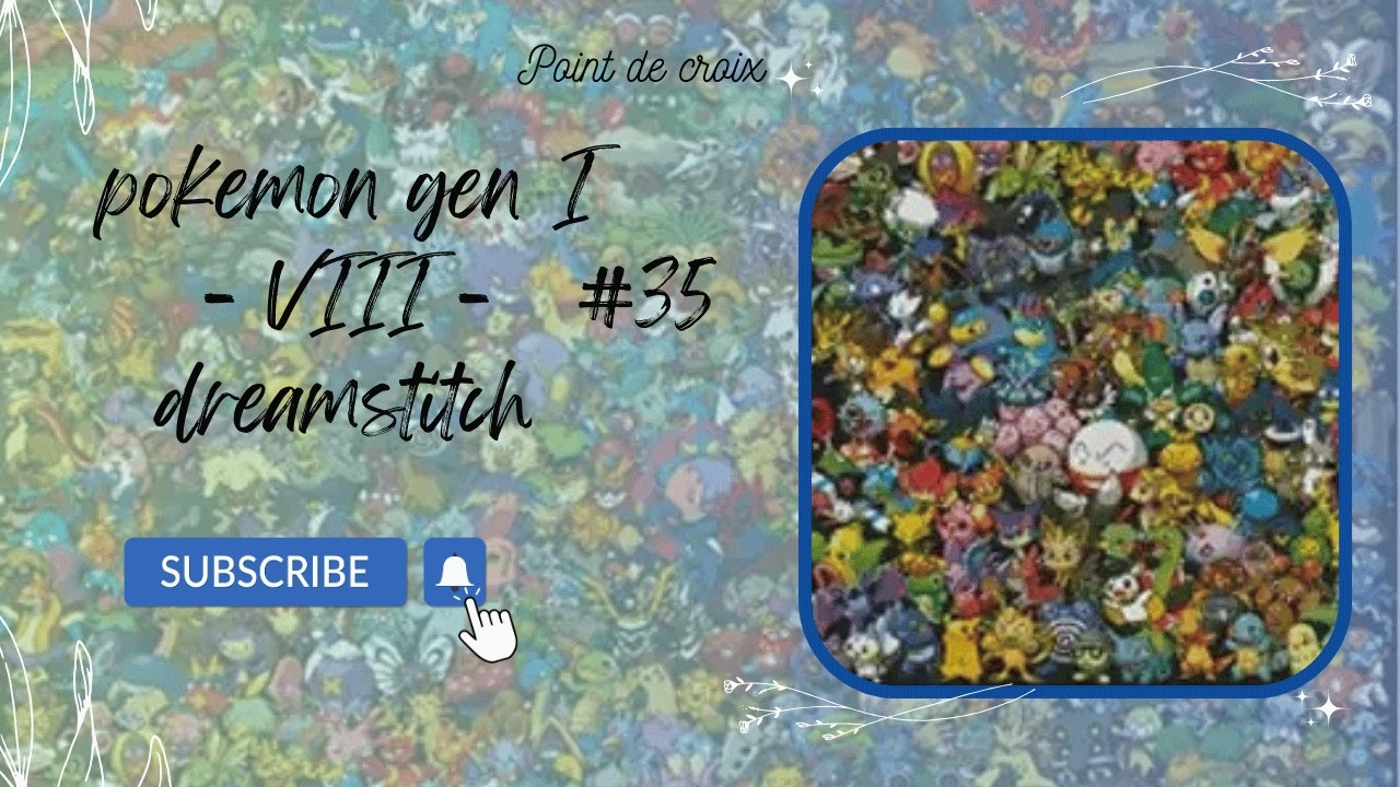 pokemon gen I - VIII - dreamstitch # 35
