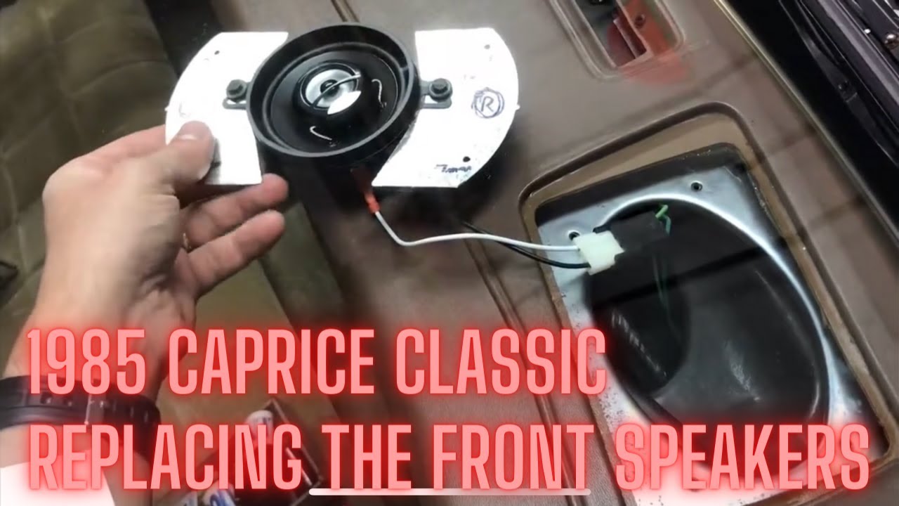 Замена передних динамиков — Chevrolet Caprice Classic 1985 года