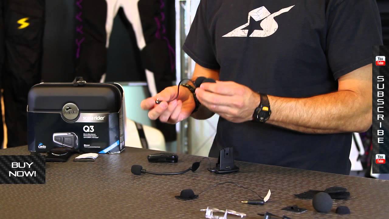 Scala Rider Q3 Motorcycle Bluetooth Communicator | Motorcycle Superstore