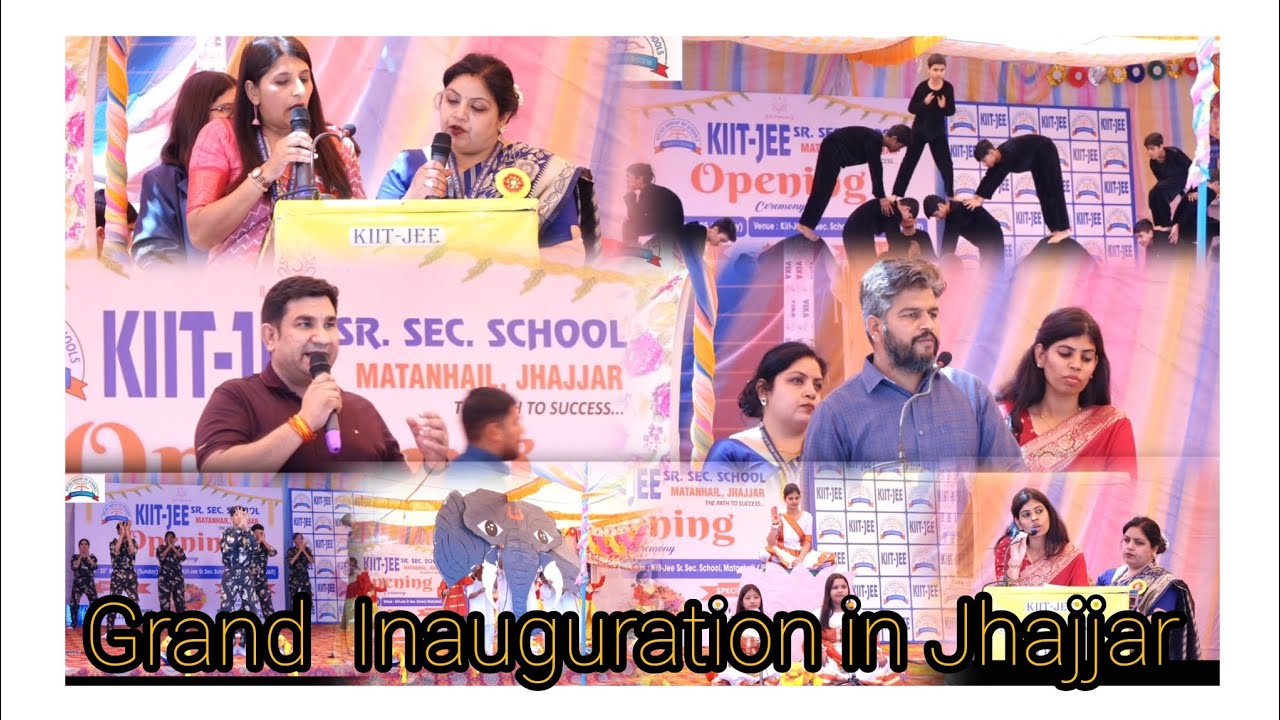 Grand Inauguration of KIIT-JEE senior Secondary School Matanhail Jhajjar #school #kiit #education