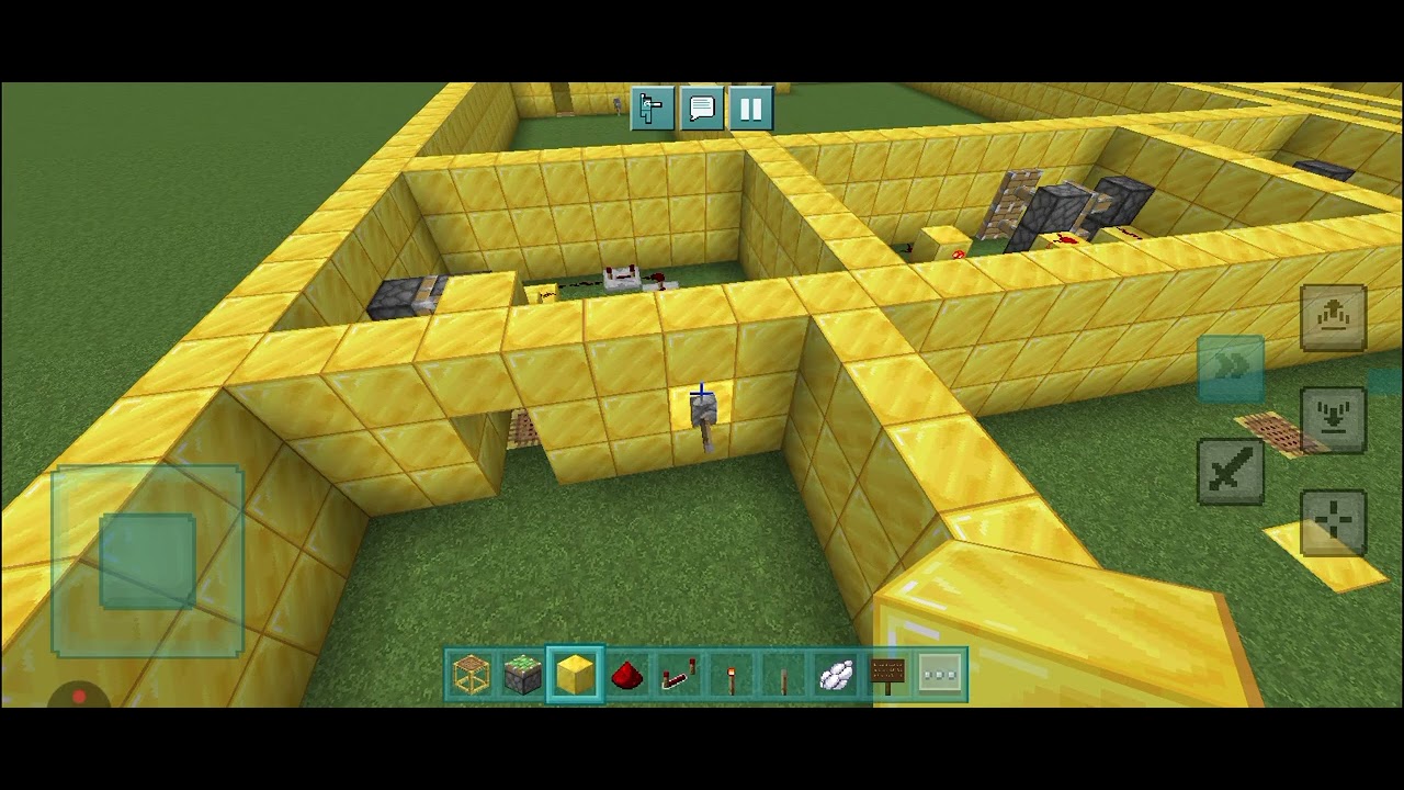 Today I build gold maze 1 room