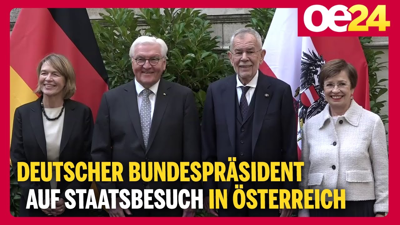 Deutscher Bundespr&auml;sident auf Staatsbesuch in &Ouml;sterreich