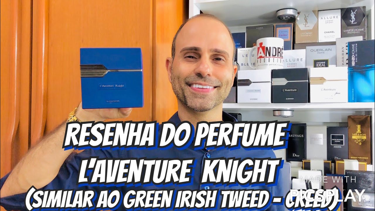 Resenha do Perfume L´Aventure Knight (Al Haramain) Similar ao Green Irish Tweed Creed