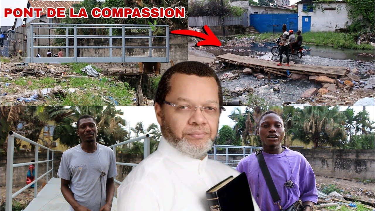 Kinshasa : Pasteur de Marcello Tunasi réalise un pont métallique moderne à Limete