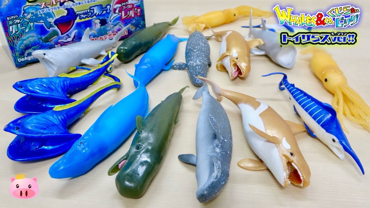 狙うはトイザらス限定の3種類♪デアゴスティーニ くじら&Co.ビッグ 2箱開封したら最悪の結果に...!?