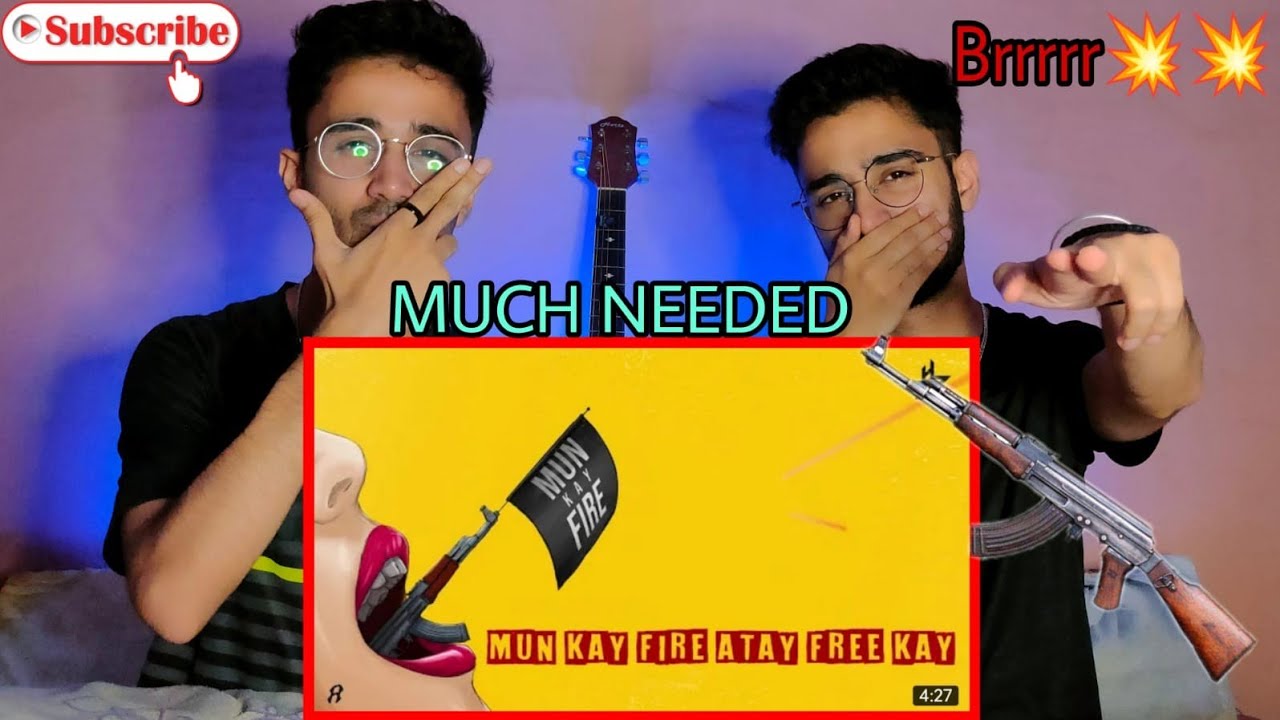 Twins react to Mun Kay Fire - Rap Demon |  Talha Anjum | IVreacts | Indian Twins react |