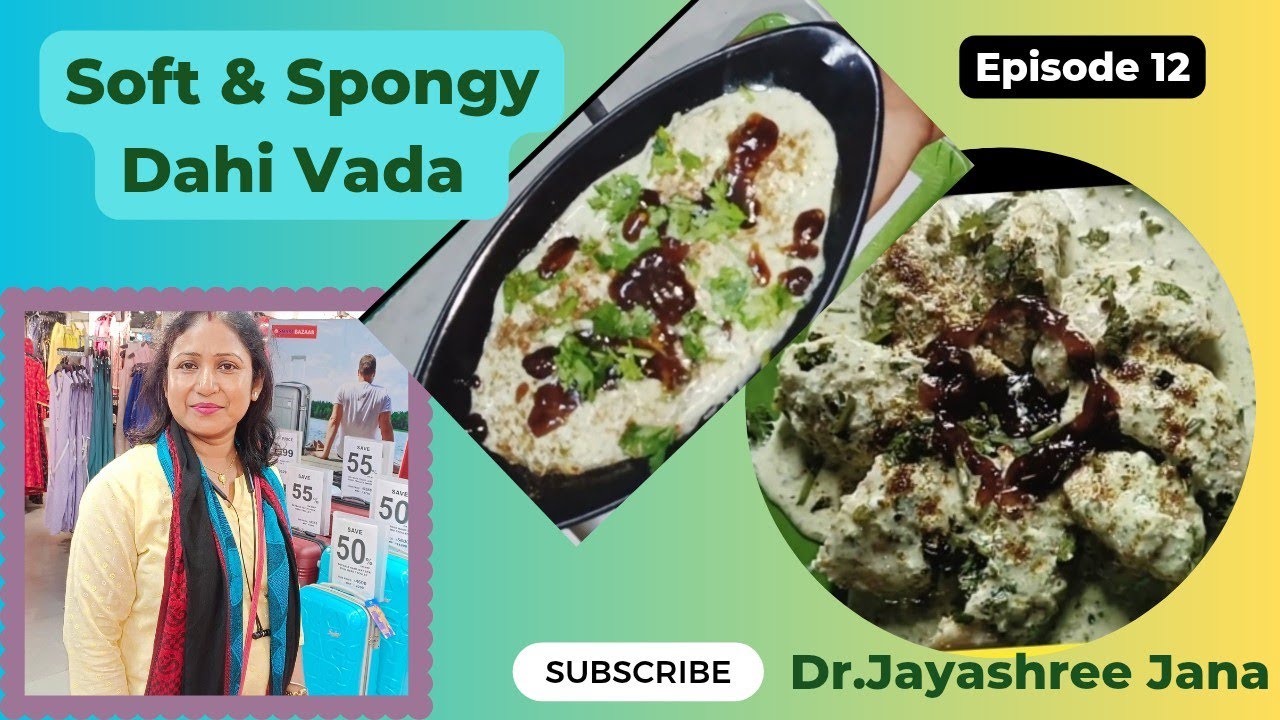 Soft Spongy Dahi Vada/Steamed Dahi Vada @BeHealthywithDrJayashree