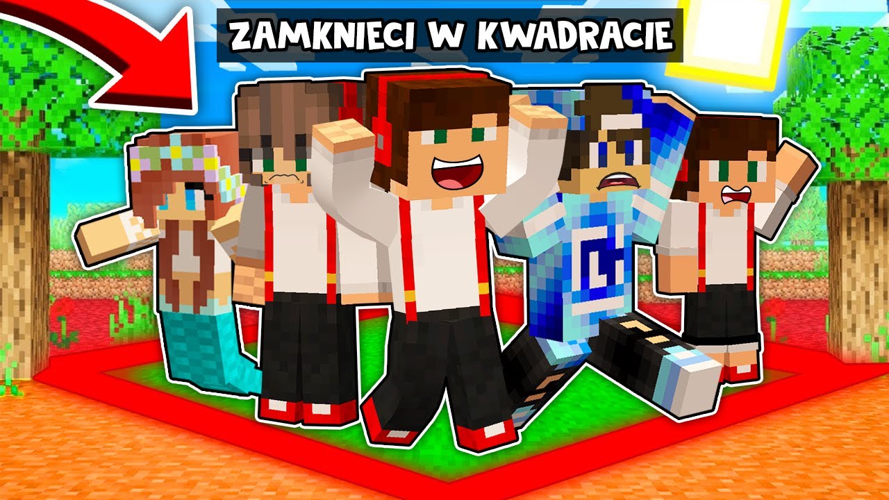 KTO DŁUŻEJ PRZETRWA W KWADRACIE WYGRYWA MILION 🤑$$$ W MIENCRAFT?! GPLAY & LAKI