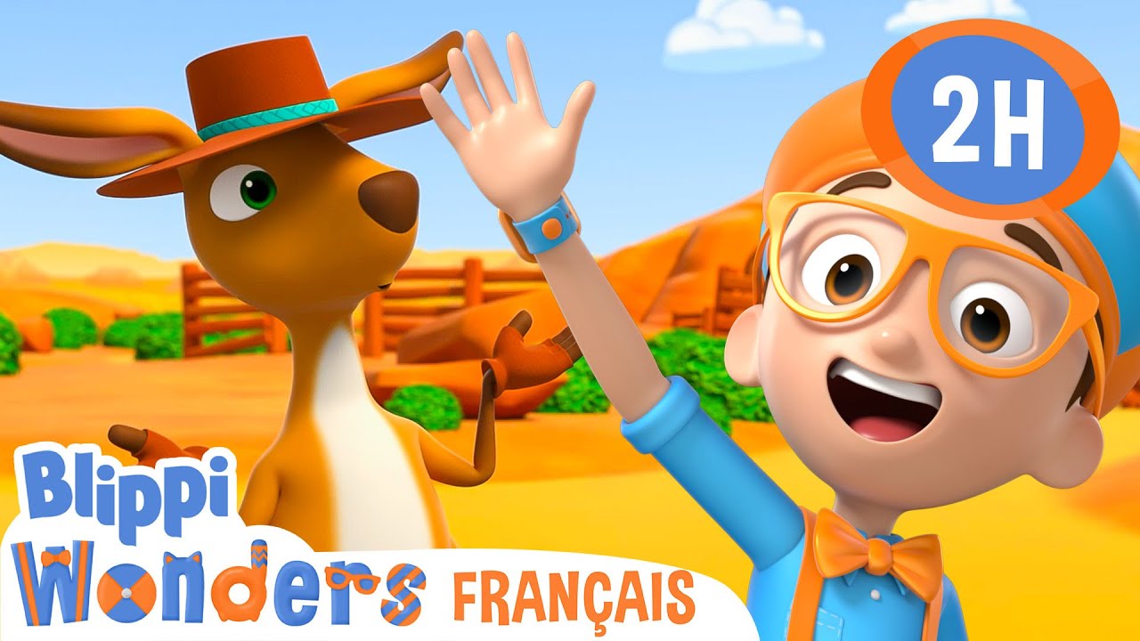 Kangourou 🔎 Un spectacle anim&eacute; de Blippi Wonders - Apprendre c'est amusant!