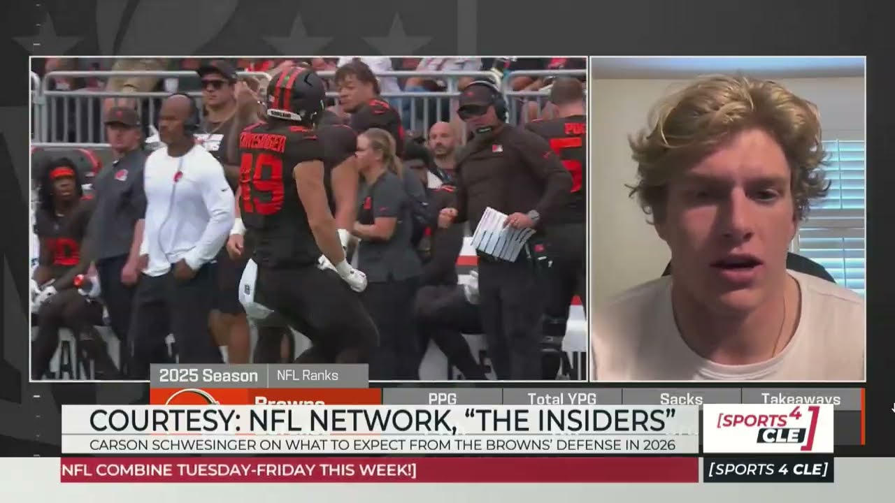 Carson Schwesinger on What to Expect From the Browns Defense in 2026 - Sports4CLE, 2/23/26