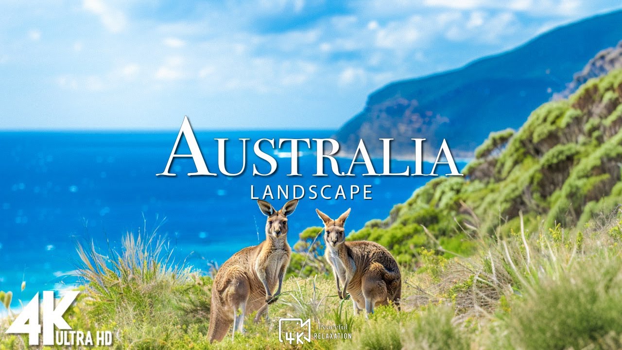 Australia 4K - Beautiful Nature Film - Morning Piano Music - Natural Landscape