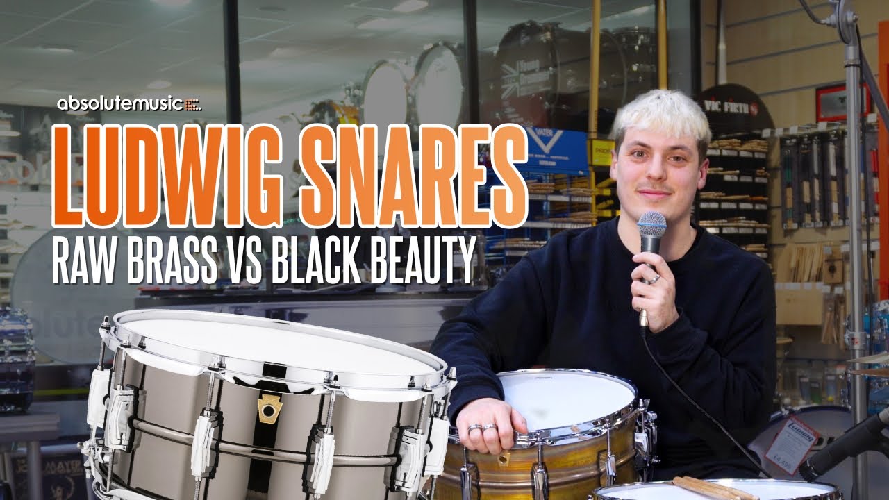 Compare the Snare - Ludwig Raw Brass & Ludwig Black Beauty