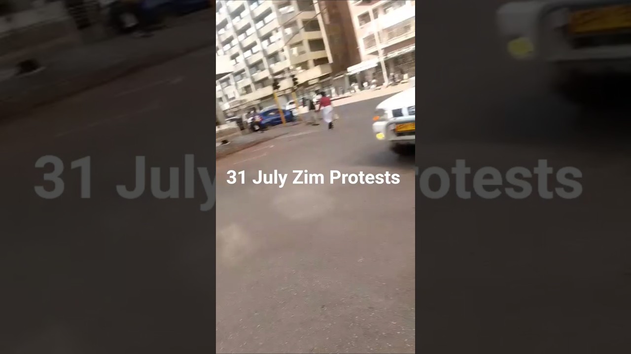 Current Situation Harare CBD 31 July Protests #zimbabwe