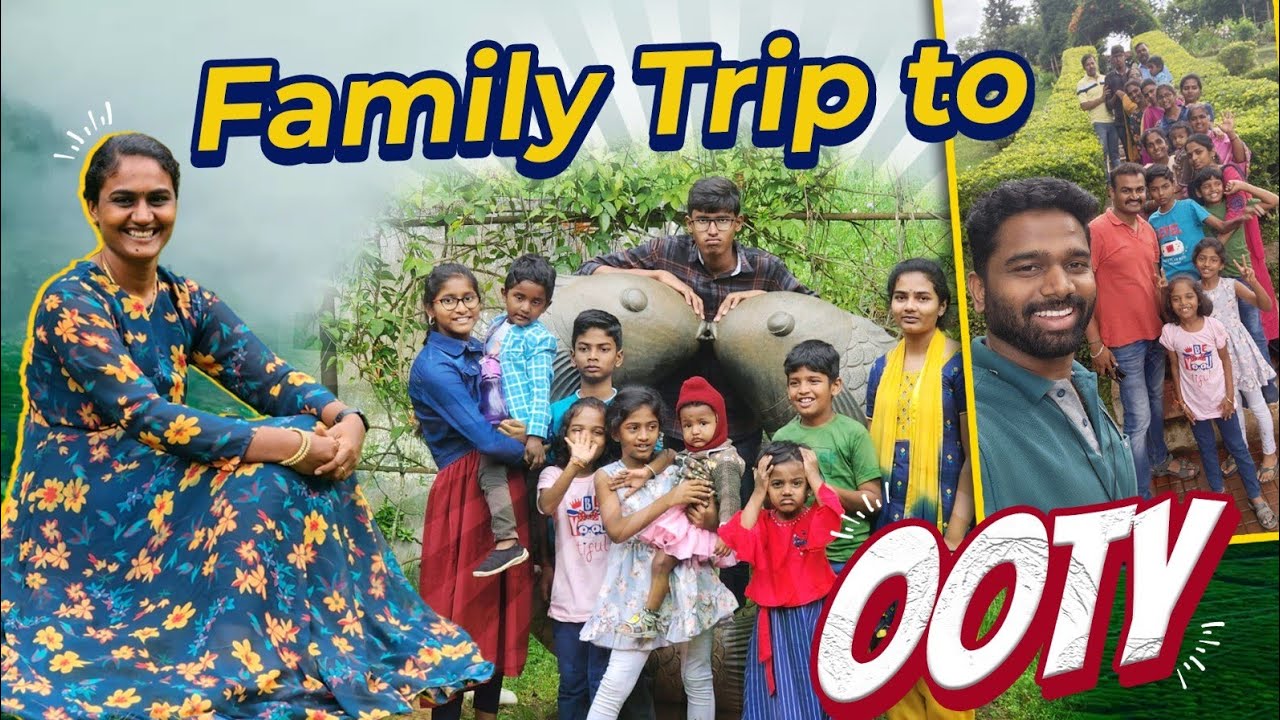குடும்பத்துடன் ஊட்டி பயணம் 😍😍 | Family Trip to Ooty | Sims Park, Coonoor | RK Family Vlogs