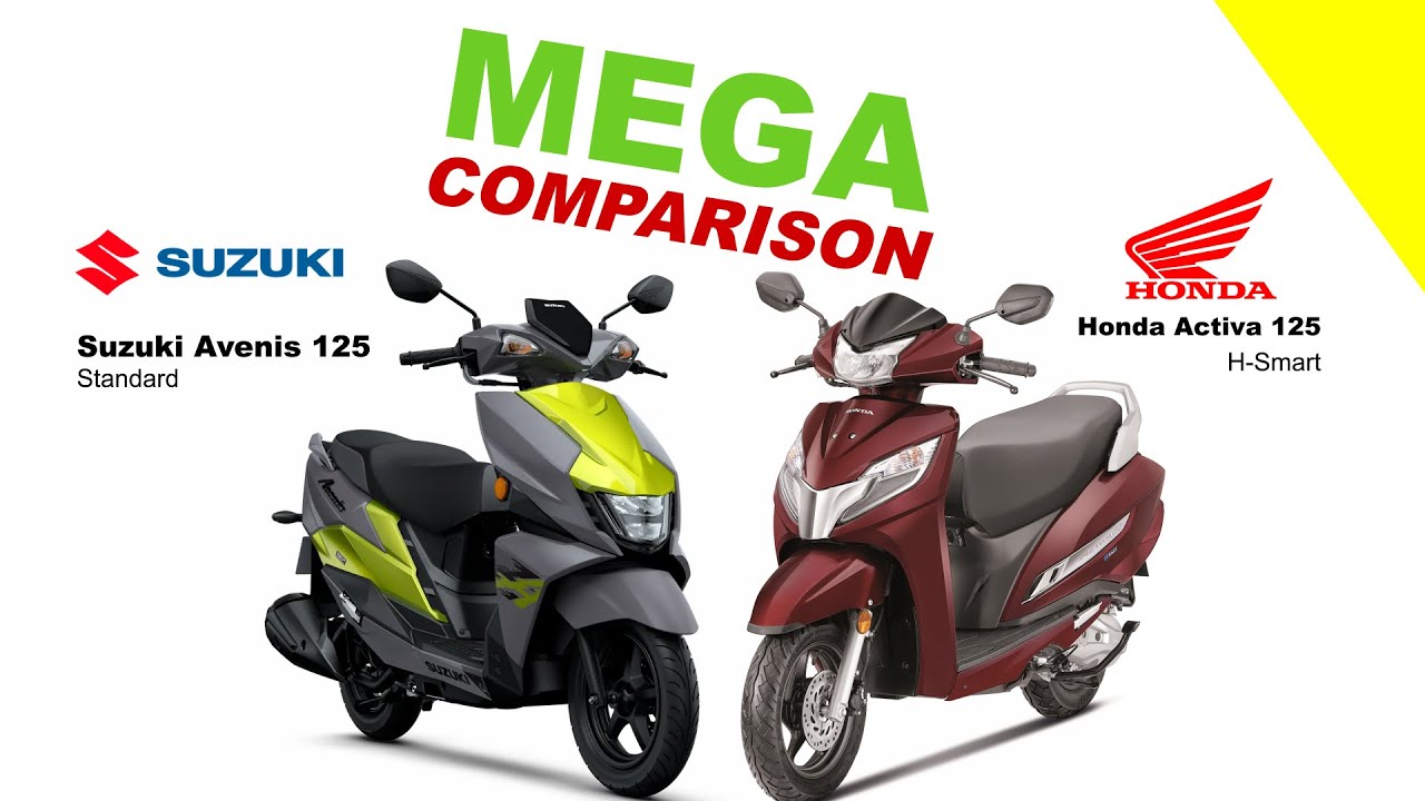 Suzuki Avenis 125 vs Honda Activa 125 | MEGA COMPARISON | Bike Info