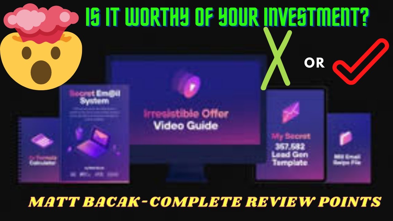 SECRET EMAIL SYSTEM- MATT BACAK (review based on Matt Bacak)