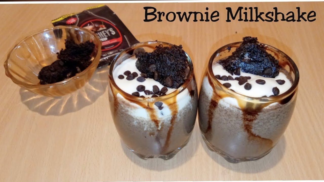 Brownie Milkshake Recipe l Chocolatey Brownie Shake l Summer Special Milkshake