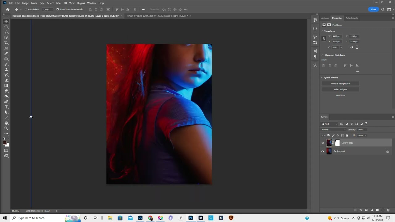 Stranger Things Photoshoot, Photoshop, edit, season 4, 11, The Upside Down, Composite image, mini