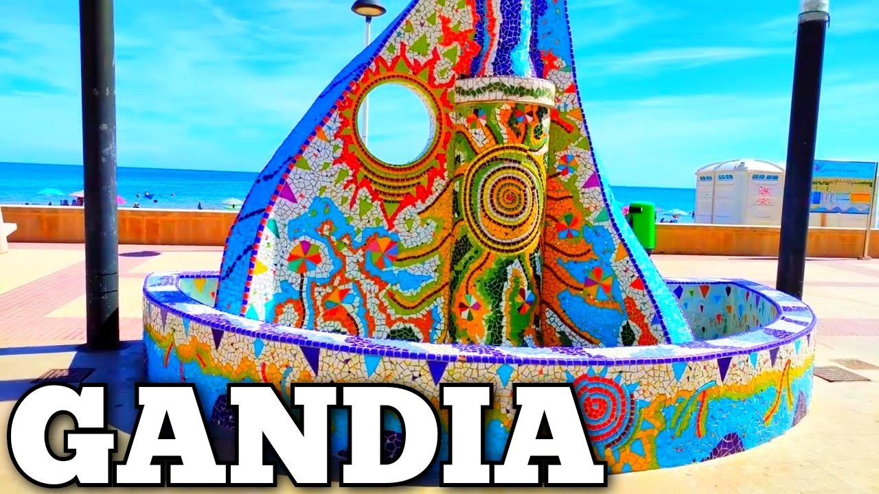 Gandia 🇪🇦 Spain Beach Walk Summer 2022 Costa Blanca Walking Tour 4K