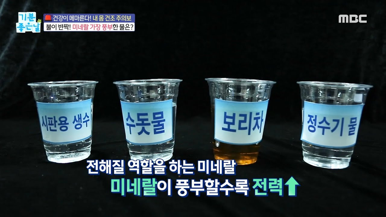 [기분 좋은 날] 미네랄이 가장 적은 물?, MBC 221121 방송