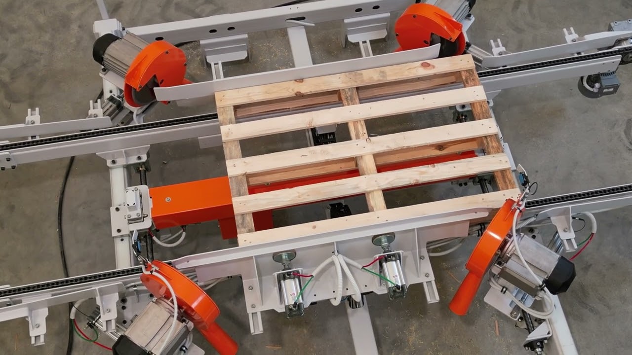 STAKMA: PALLETX 1500 | Pallet corners cutting machine