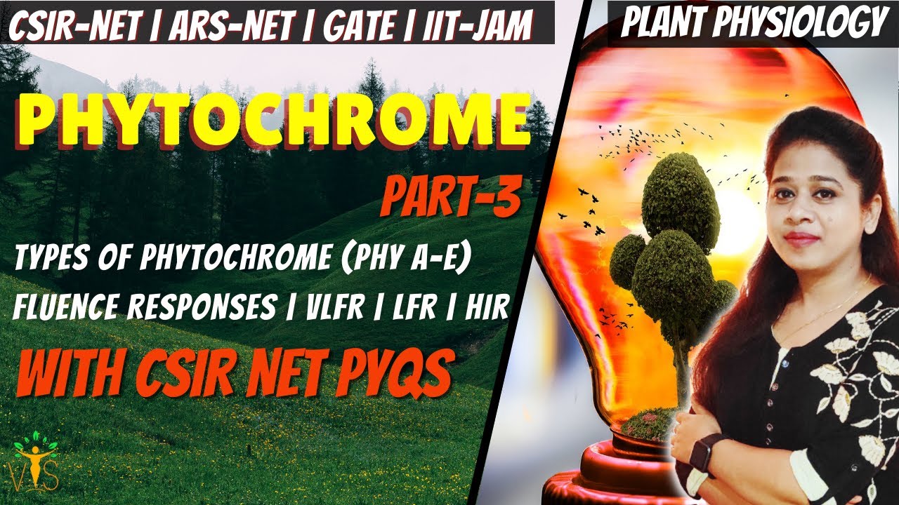 Phytochrome CSIR NET -3 | Sensory Photobiology CSIR NET  | Plant Physiology CSIR NET PYQ