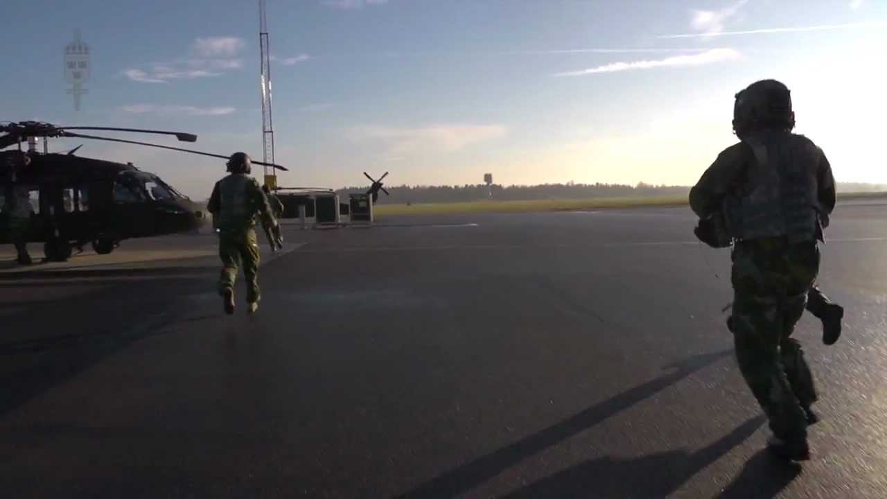 Helikopter 16 (HKP16) på väg till Afghanistan