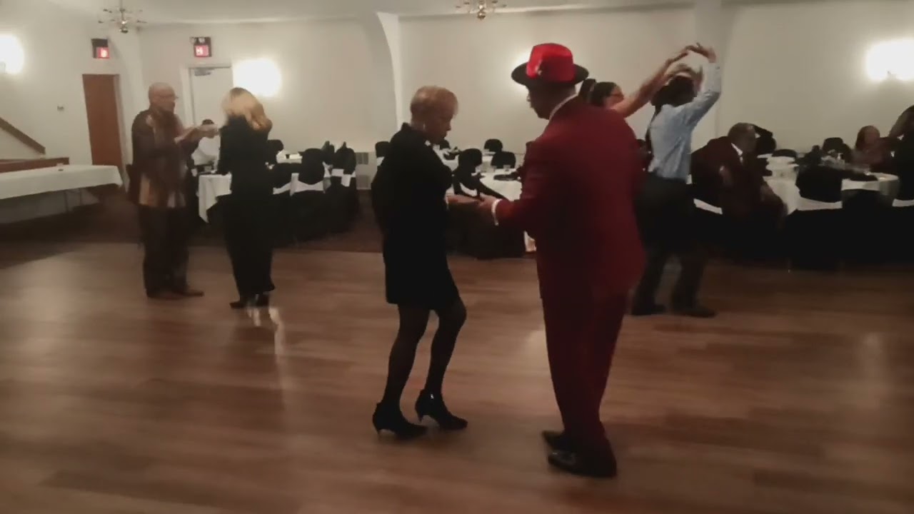 Dennis getting his ballroom on.