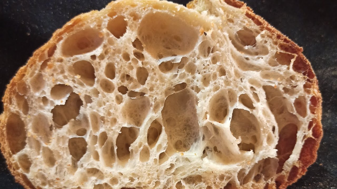 Pane con lievito madre /STRONG / MISTO SEMOLA/incordato nel bimby