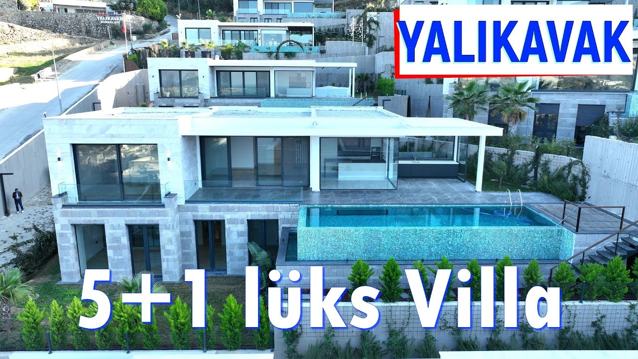Bodrum Yalıkavak Deniz Manzaralı 5+1 Özel Havuzlu Villa