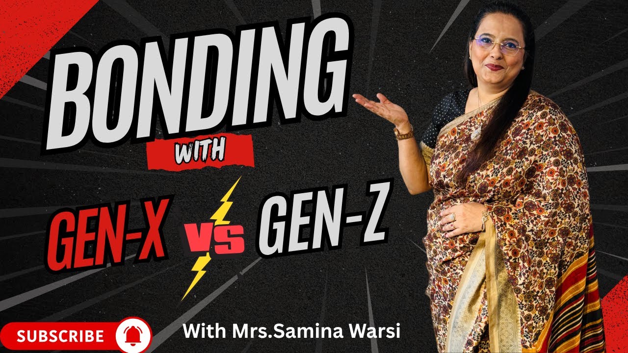 BONDING WITH GENERATION Gap.Gen-X vs Gen-Z#childcare #parenting #care #guidance #saminawarsi