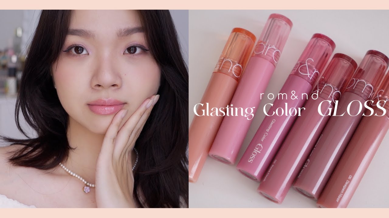 Swatch son Romand GLASTING COLOR GLOSS & JUICY LASTING TINT 36 mới !!! (+so sánh các màu cũ) | Trang