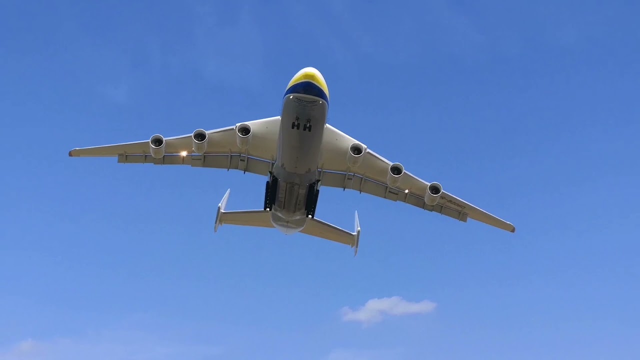 Самолёты Мрия АН-225 и АН-70 Взлёт и посадка. Гостомель аэропорт Антонова.