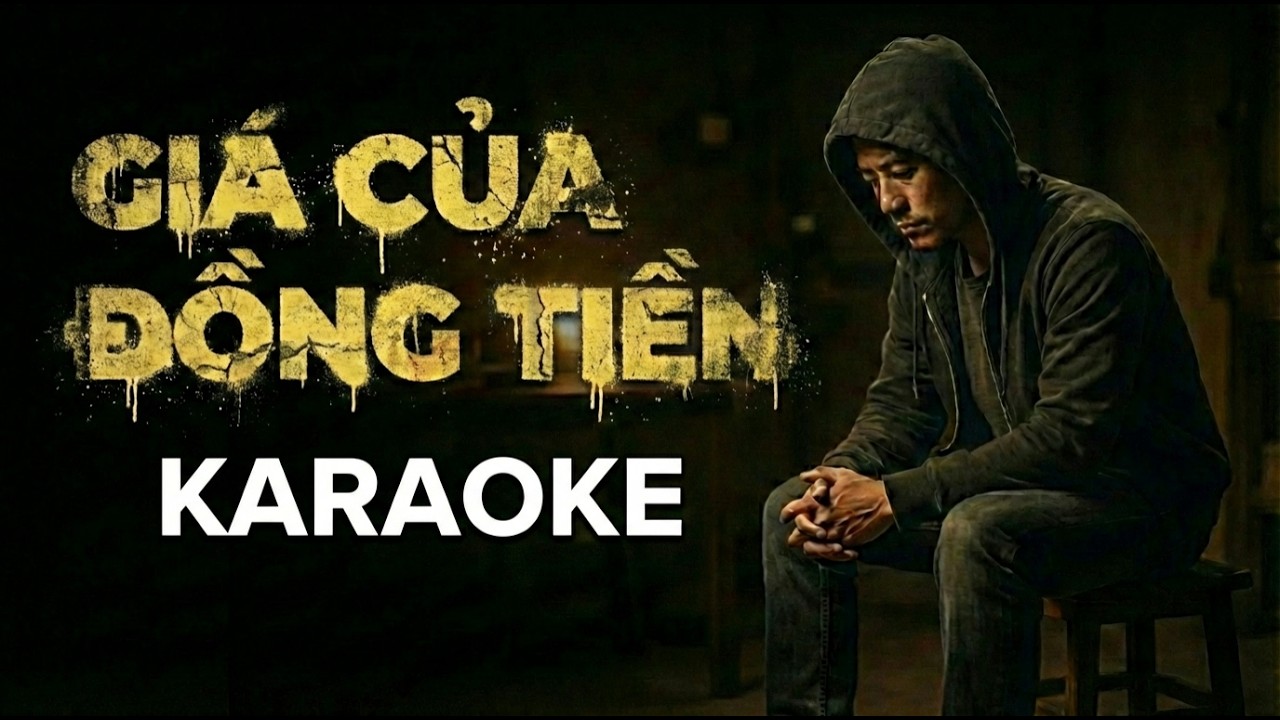 Giá Của Đồng Tiền Karaoke | Tone Nam | Blues Bolero Nhạc Đời | CAT Karaoke