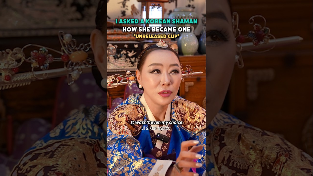 (Unreleased clip) I asked a Korean shaman how she became one #shorts