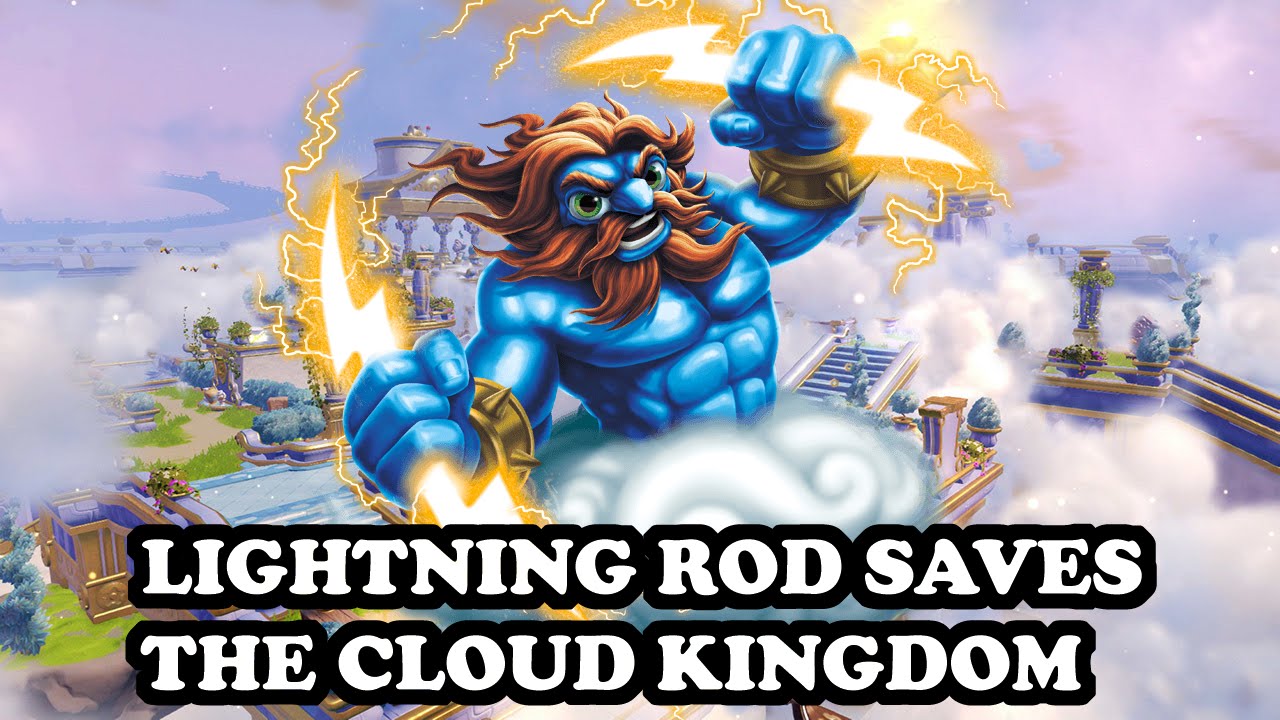 Skylanders Superchargers - Lightning Rod saves the Cloud Kingdom GAMEPLAY