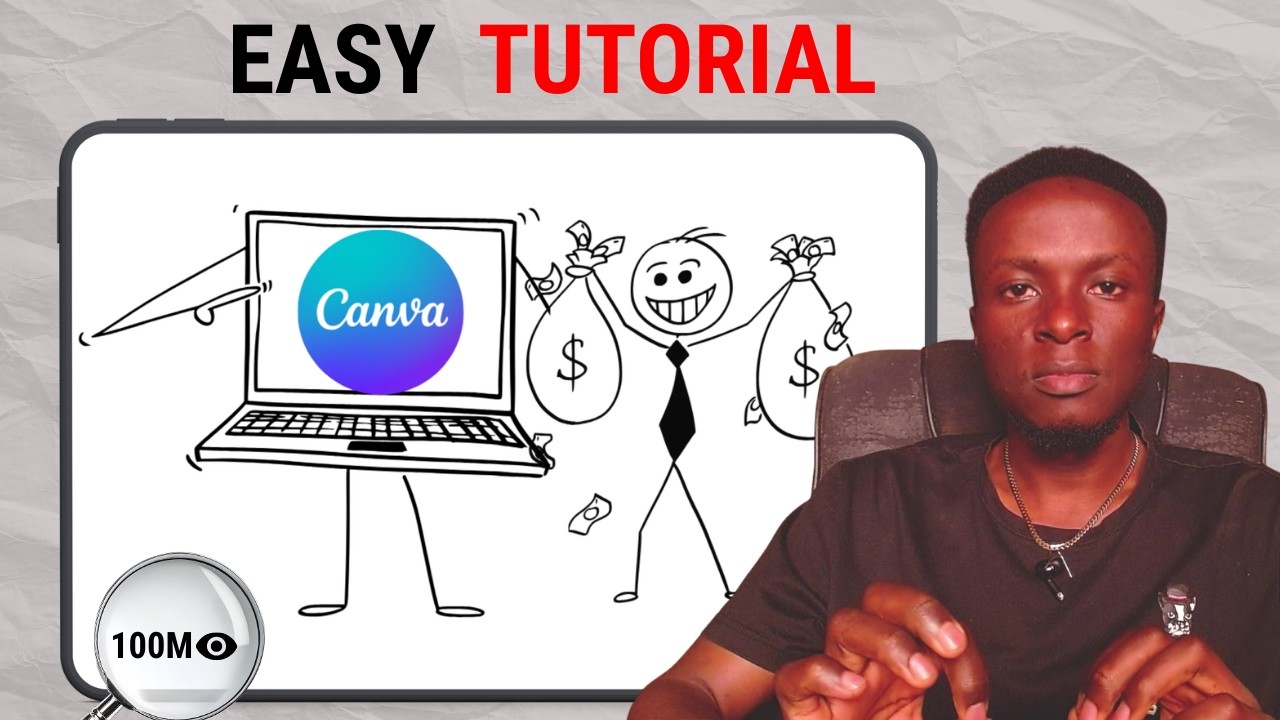 How i make viral stick figure animation in canva, full breakdown on canva animation
