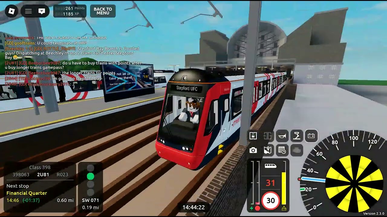 Driving a Class 398 in SCR P1!