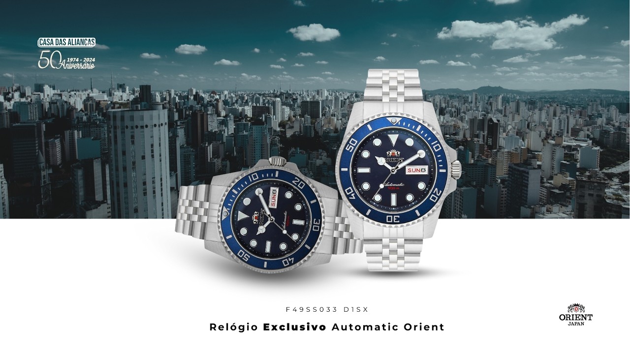 Relógio Masculino Orient Automatic F49SS033NH D1SX Exclusivo