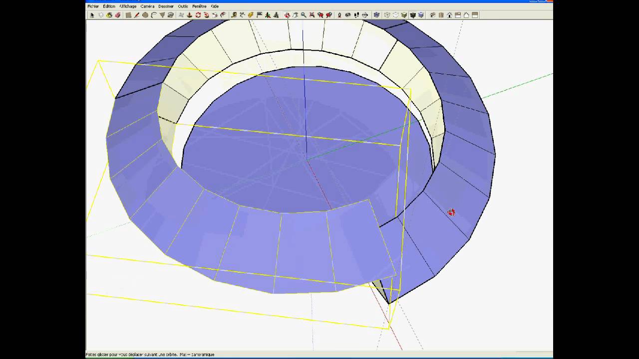 Comment créer une vis sur sketchup