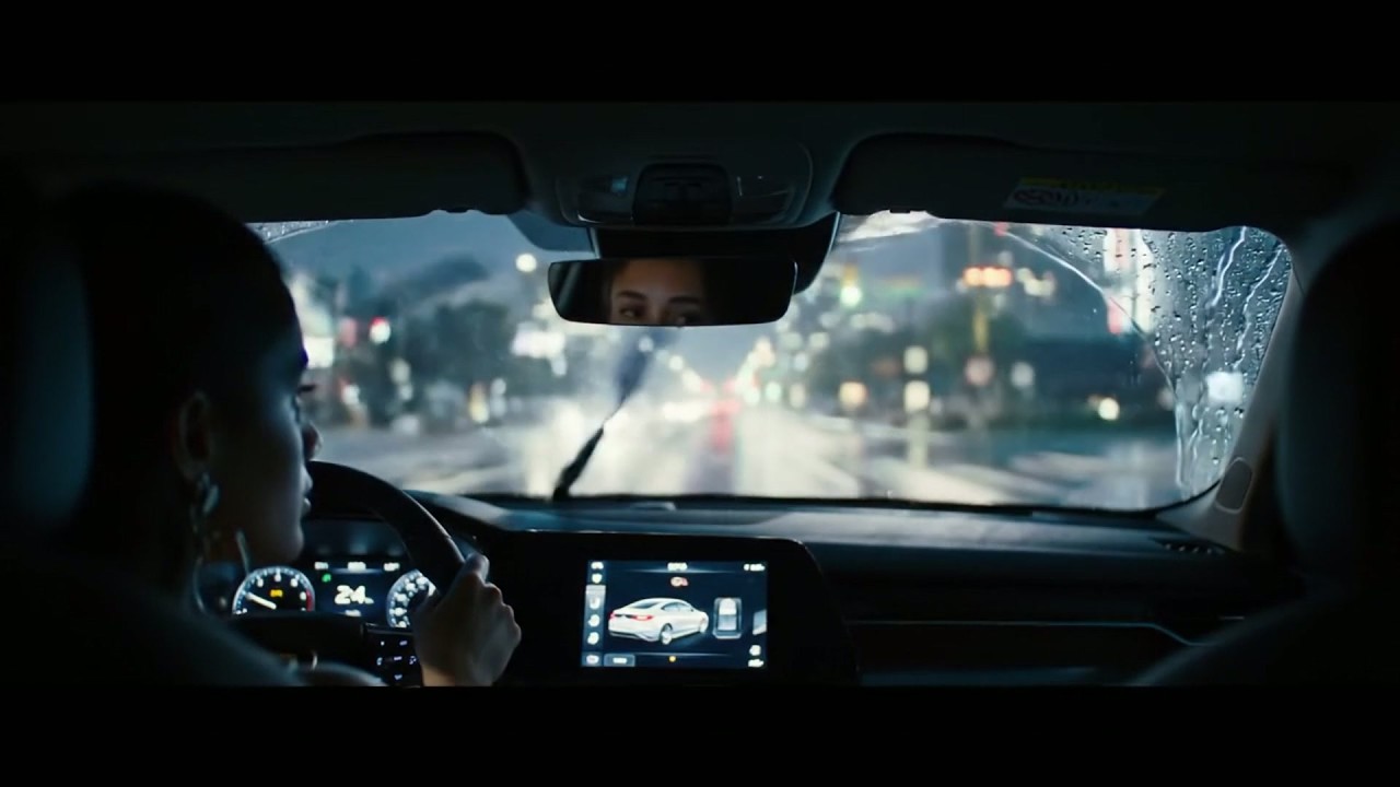 Boring Night Rain Driving - Dark Screen Heavy Rain for Deep Sleep