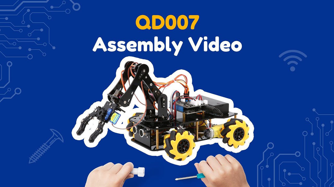 Assemble the QD007 ACEBOTT Robot Arm Expansion Pack | Easy, Fun & Educational Tutorial!