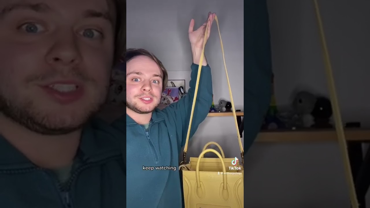 How to shorten a nonadjustable crossbody strap 