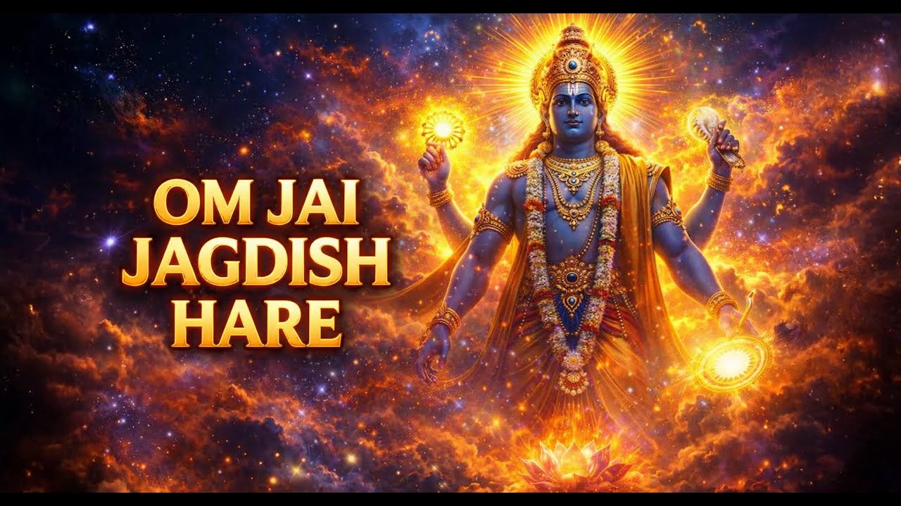 Om Jai Jagdish Hare 🙏 | 30 Min Powerful Vishnu Aarti for Peace, Prosperity & Positivity