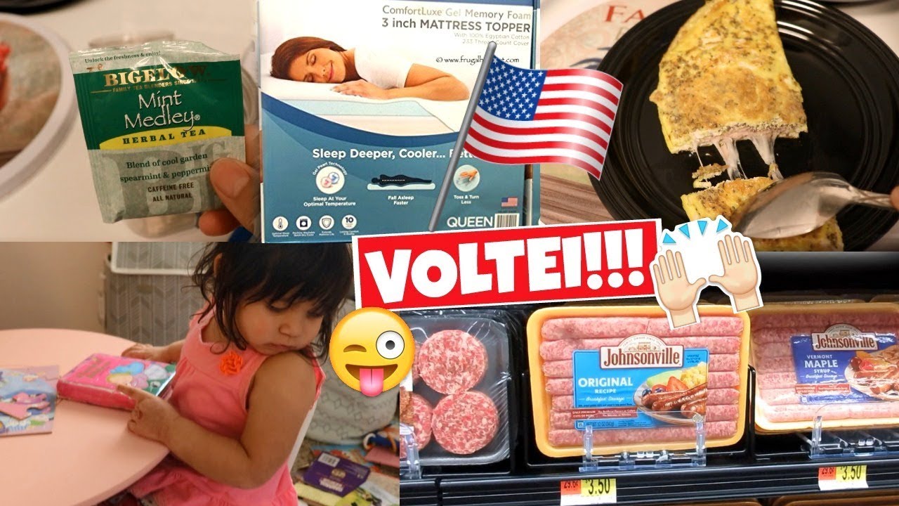 CAFÉ DA MANHÃ FIT | ABRINDO COLCHÃO DA NASA | WALMART | RECADO IMPORTANTE