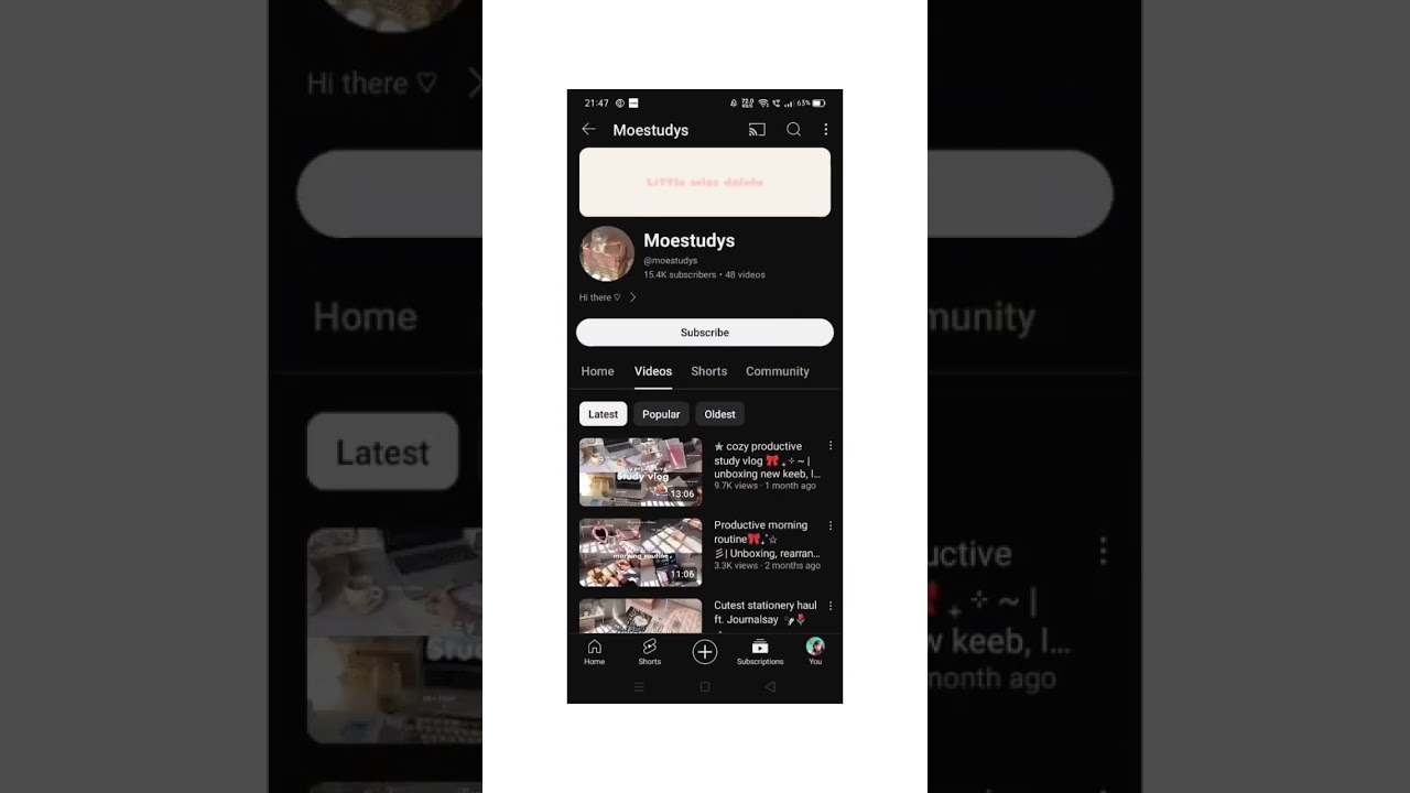 Aesthetic Study Channels You Must Look Up!..🦋✨.. @Fayefilms @moestudys@StudyToSuccess ❤️